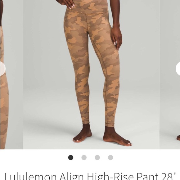 lululemon Align Brown/tan Camo Leggings - Picture 2 of 4